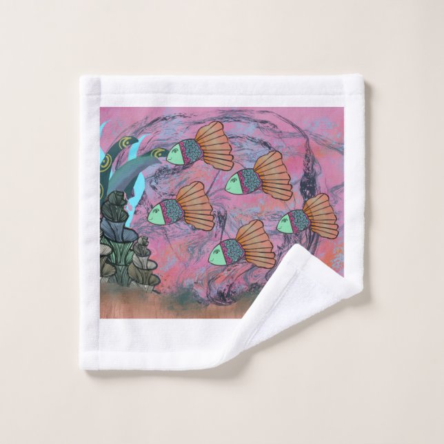 Under The Sea Shower wash cloth (Toallita)