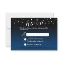 Under the Stars Beach Wedding RSVP