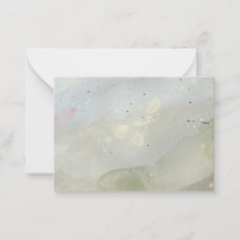 "Under the Waves": Tarjeta de nota abstracta origi