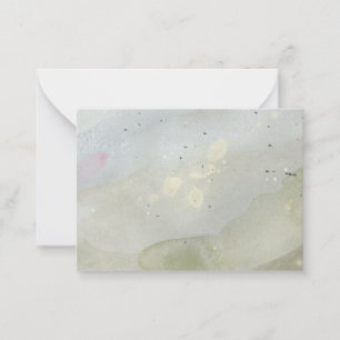 "Under the Waves": Tarjeta de nota abstracta origi