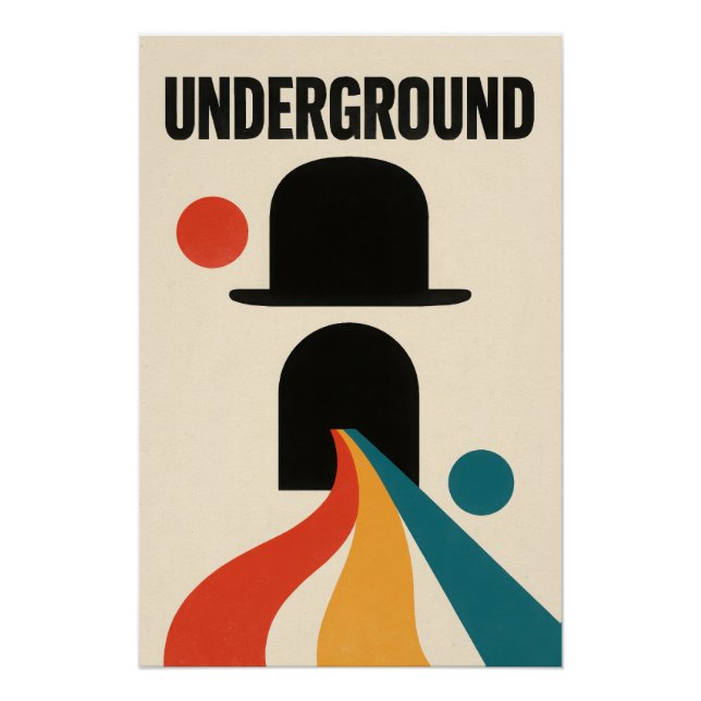 Underground Hat - Poster (Anverso)