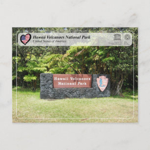 UNESCO  WHS - Postal de Hawaii Volcanoes National