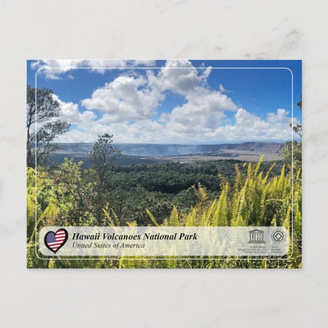 UNESCO WHS - Postales nacionales de los volcanes d (Anverso)