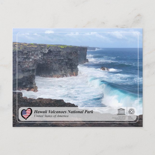 UNESCO WHS - Postales nacionales de los volcanes d (Anverso)