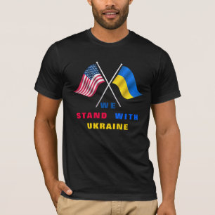 Únete a las camisetas de Ucrania con banderas de E
