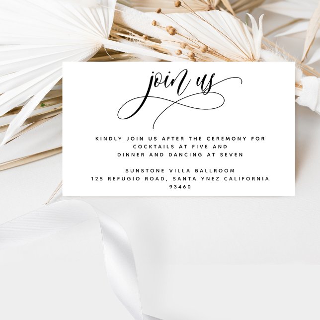 Únete a nosotros, elegante recepción moderna de ca (Subido por el creador)