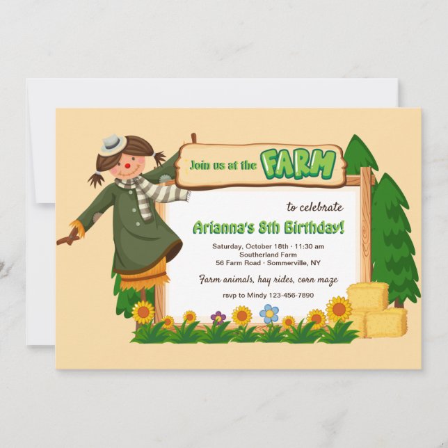 Únete a Nosotros en La Granja Invitación (Anverso)