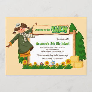 Únete A Nosotros En La Invitación De La Granja