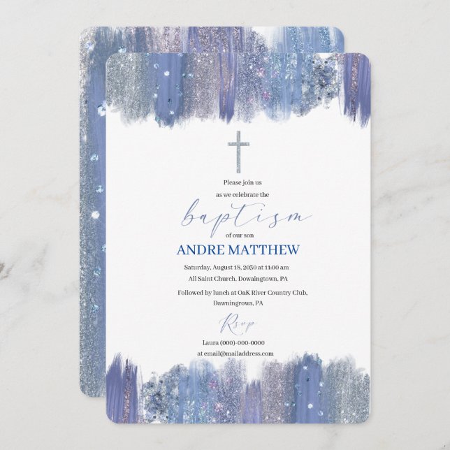 Únete a nosotros para recibir una invitación de ba (Anverso / Reverso)