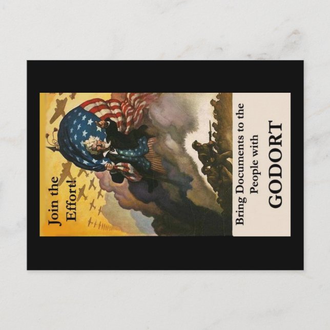 ¡Únete al esfuerzo! Postal (Anverso)