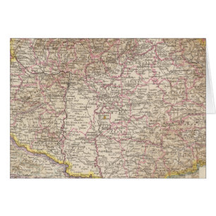 Ungarn, Hungría Atlas Map