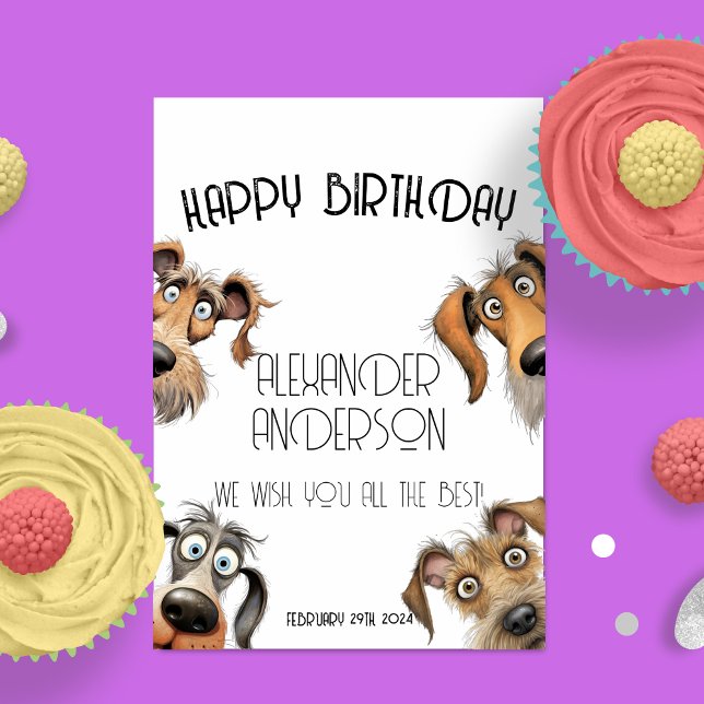 Única tarjeta de cumpleaños divertida para perros (Subido por el creador)