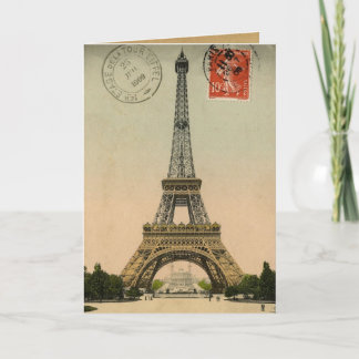 Única Torre Eiffel de París - Tarjetas