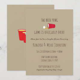 Única y divertida invitación Baby Shower de pareja