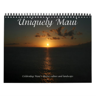 Únicamente calendario de Maui