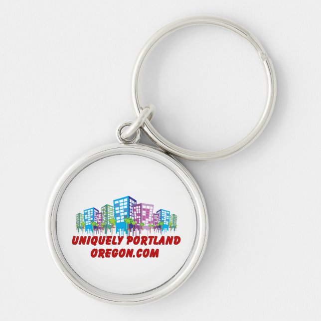Únicamente llavero de Portland Oregon (Frente)