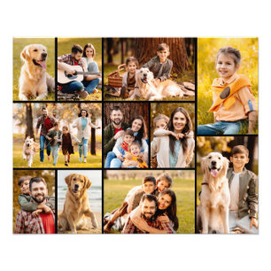 Único 11 Collages de fotos Minimalista simple negr