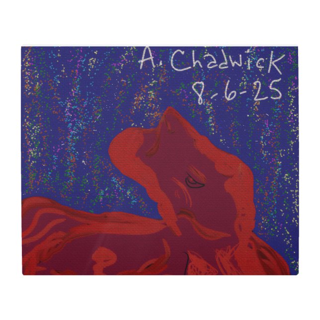 Único arte mural Metalizado de superhéroes de colo (Anverso)