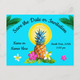 Único hawaiano que salva las tarjetas de fecha. Cu