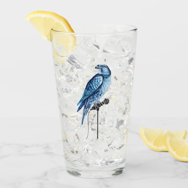 ÚNICO Vidrio Tumbler de vidrio LOGO (Anverso (hielo))