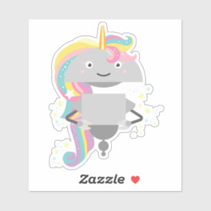 Unicorn Mia Pegatina