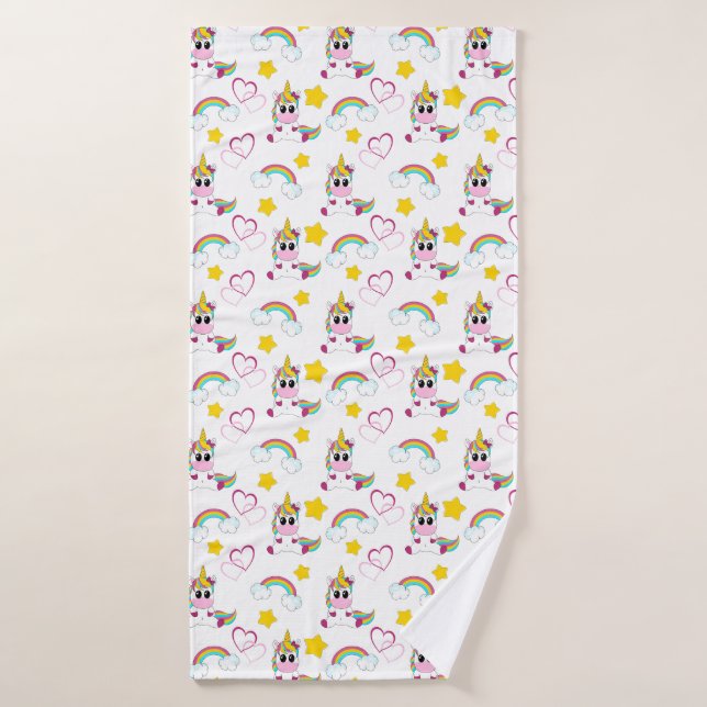 Unicorn pattern (Toalla de baño)