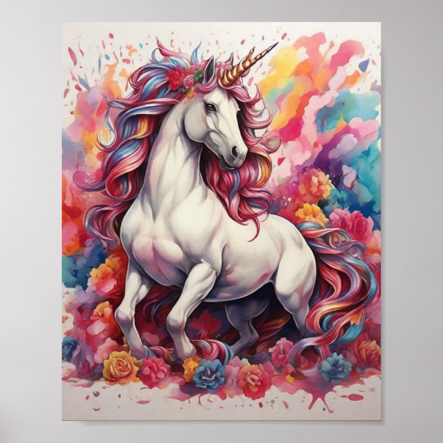 Unicorn, Poster de arte mural (Frente)