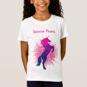 "Unicorn Power" Unicorn y camiseta Purpurina