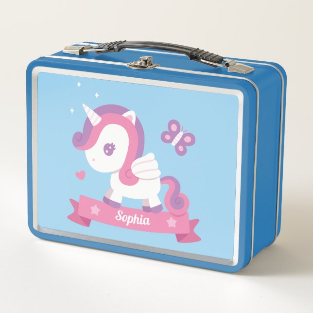 Unicornio Adorable con Alas Niñas (Anverso)