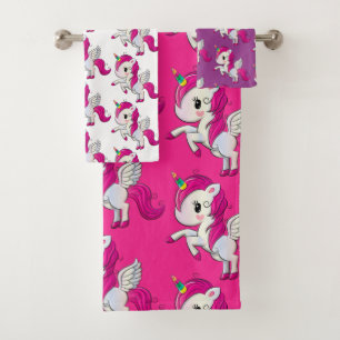 Unicornio Arcoíris Rosa Purpura Blanco Personaliza