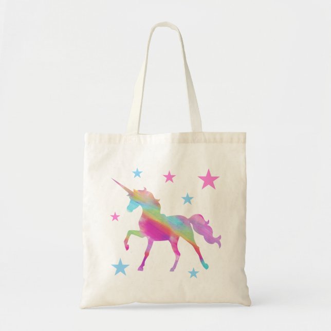 Unicornio Arcoiris Y Bolsa De Estrellas (Frente)