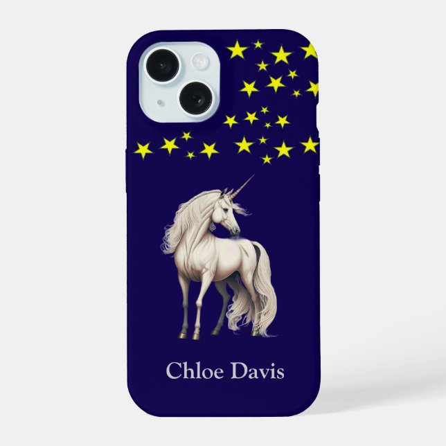 Unicornio azul mágico (Reverso )