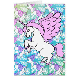 Unicornio blanco y rosa