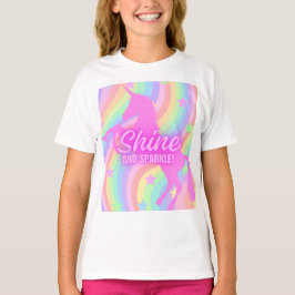 Unicornio - Camiseta Shine & Sparkle