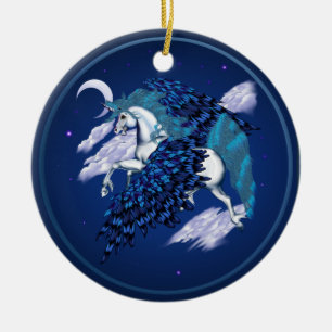Unicornio con alas - ornamentos