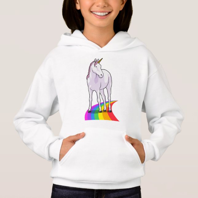 Unicornio con arcoiris (Anverso)