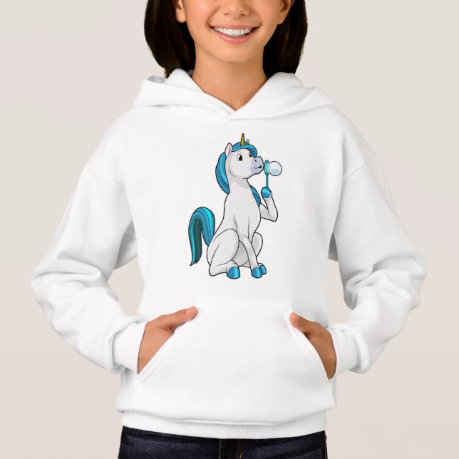 Unicornio con burbujas de jabón (Anverso)