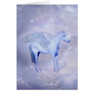 Unicornio con fantasía de las alas
