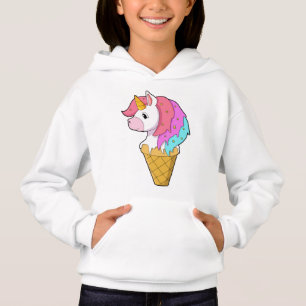 Unicornio con helado