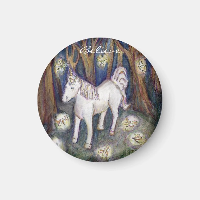 Unicornio con imanes refrigeradores de Personaliza (Frente)
