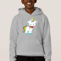 Unicornio Con Scarf, Pequeño Unicornio, Corto Unic