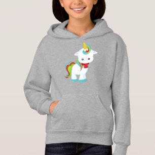 Unicornio Con Scarf, Pequeño Unicornio, Corto Unic