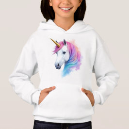 Unicornio de acuarela mágica