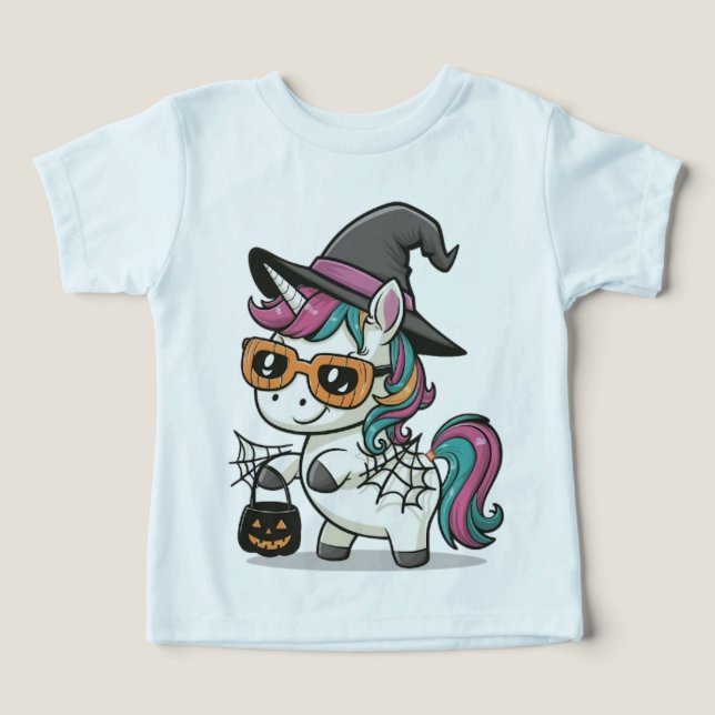 UNICORNIO DE BEBÉ FUE A PEDIR DULCES O TRATOS (Diseño delantero )