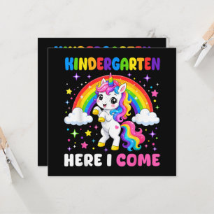 Unicornio de jardín de infancia aquí vengo De vuel