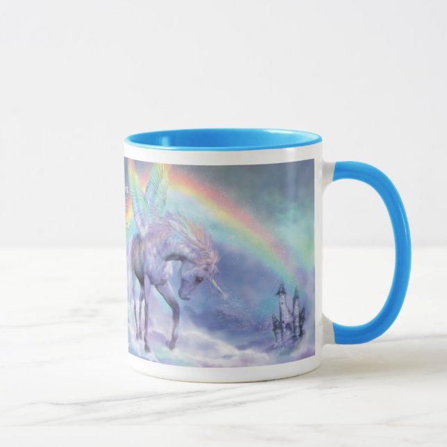 Unicornio de la taza del arco iris (Derecha)