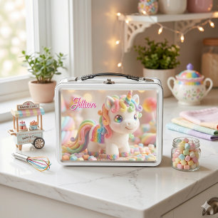 Unicornio de Malvavisco y Sueño de Caramelo Pastel