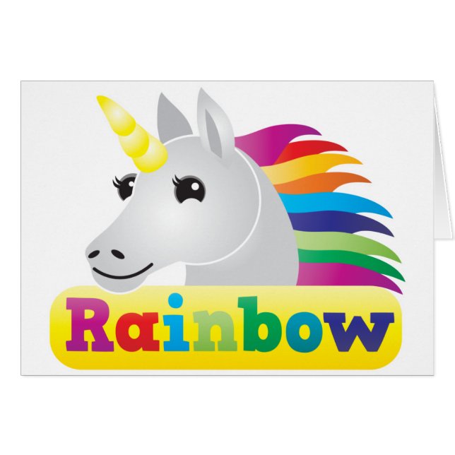 Unicornio del arco iris (Anverso (Horizontal))