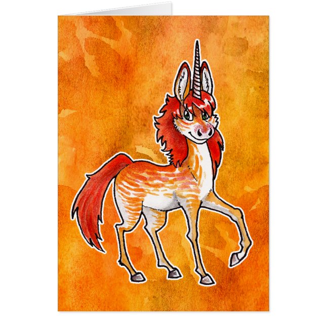 Unicornio del fuego (Frente)