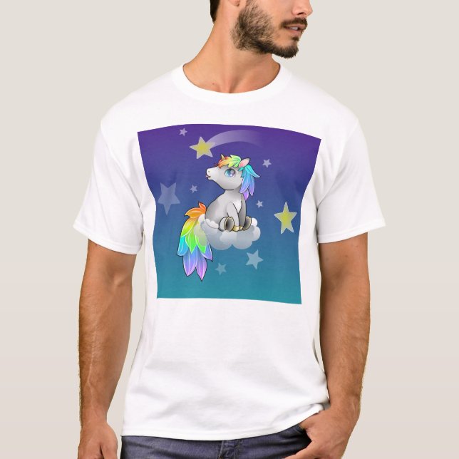 Unicornio del orgullo y camisa de Brony del arco (Anverso)